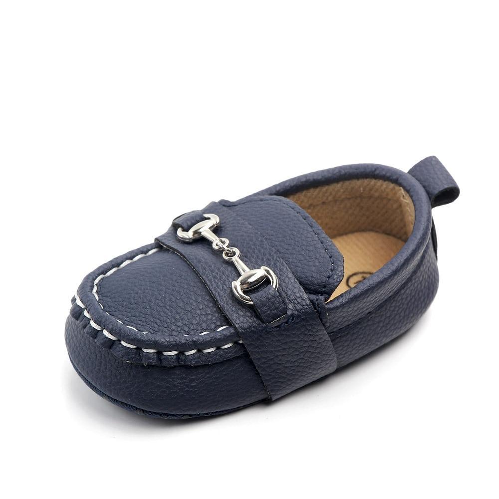 Leather Baby Shoes Fashion Infant Boys Girls Anti-slip Soft Sole Newborn First Walkers Luxury Shoes Design For Kids