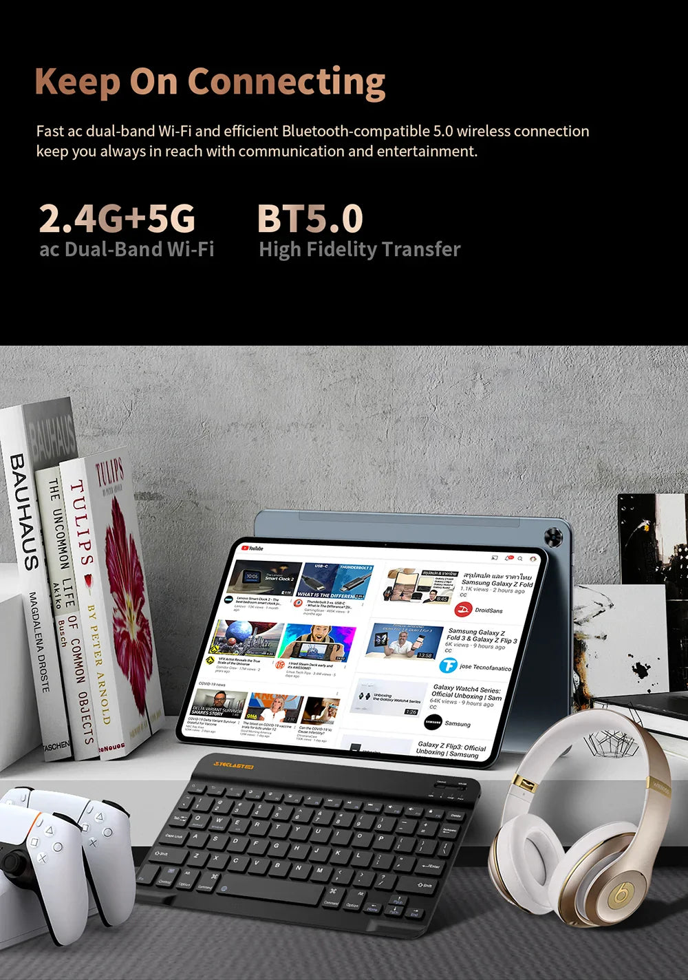 Teclast 10,4 inch T40 Pro tablet 8gb RAM ROM 128GB Android 11/12 7000mAh fast charging 2000x1200 UNISOC T618/T616 8 cores 4G network, Wifi, 13MP + 8MP