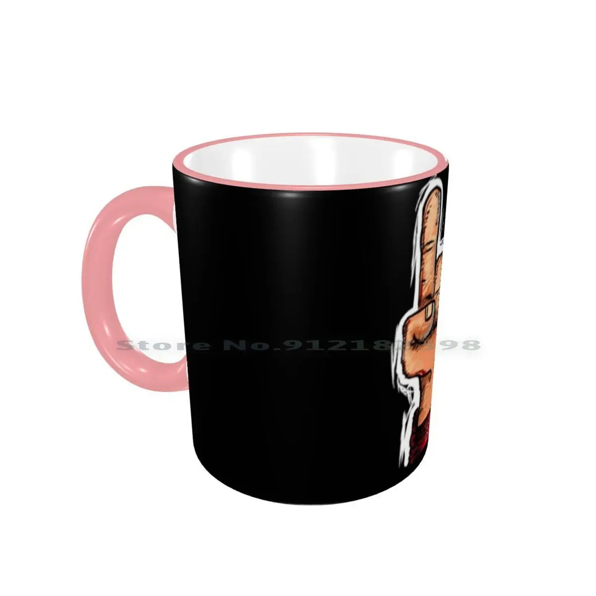 Heavy Metal Ceramic Mugs – Black Metal Death Metal Music Coffee, Milk, Tea Cups - Premium Ceramic Mugs from Lizard Vigilante - Just $20.88! Shop now at Lizard Vigilante