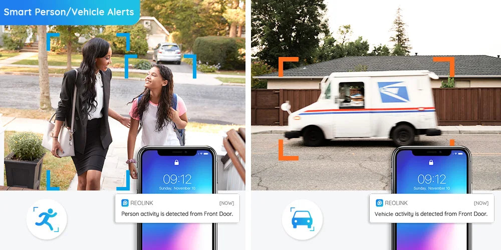 Reolink 2Pcs 4K PoE Outdoor Camera 8MP Human Car pet Detection Security IP Cam Smart Night Version Home Surveillance Camera 820A - Premium  from Lizard Vigilante - Just $297.99! Shop now at Lizard Vigilante