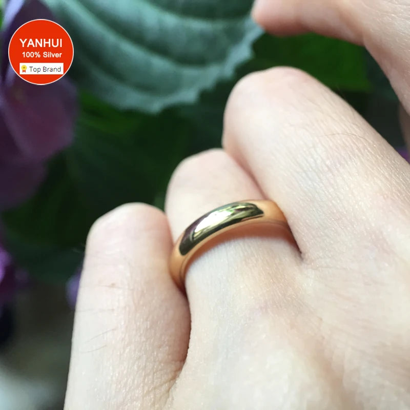 Simple Promise Ring | Unisex Stainless Steel Gold Ring | Wedding Band - Premium ring from Lizard Vigilante - Just $38.88! Shop now at Lizard Vigilante