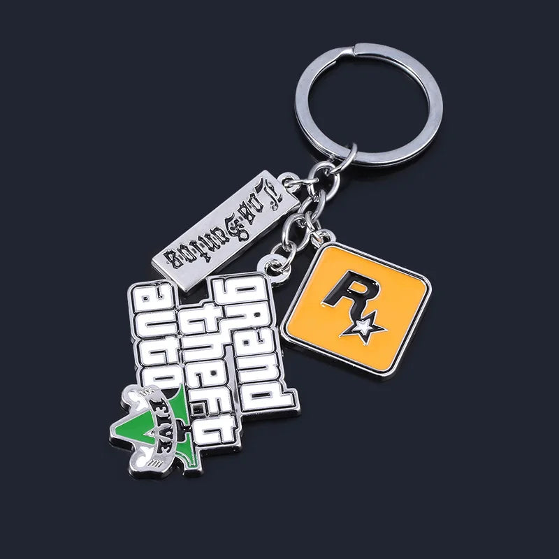 Zinc GTA5 Keychain Grand Theft Auto 5 Game PS4 - Premium keychain from Lizard Vigilante - Just $12.99! Shop now at Lizard Vigilante