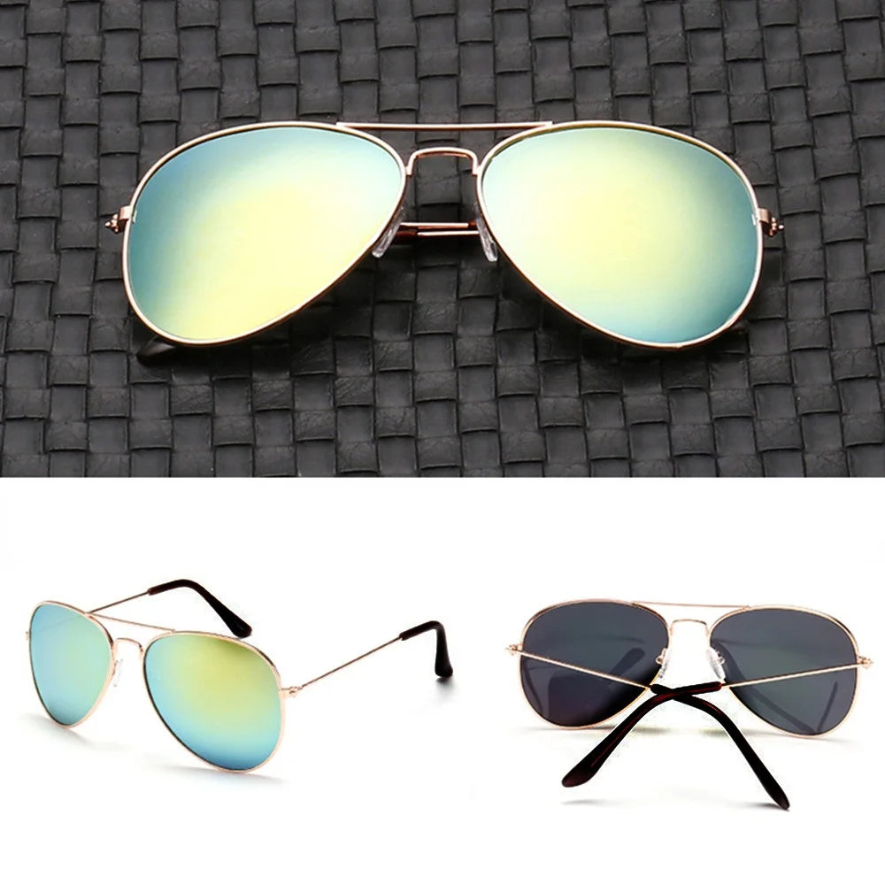 Men's Double Bridge Aviation Sunglasses UV400 2024 Mirror Shades Bidens Cop Sun Glasses Alloy Frame - Premium  from Lizard Vigilante - Just $21.49! Shop now at Lizard Vigilante