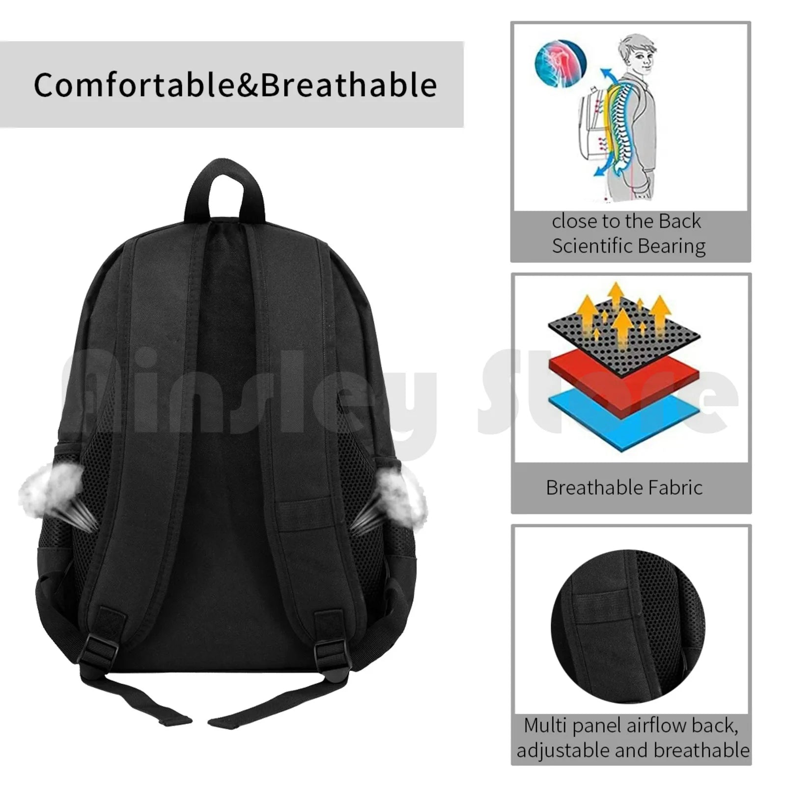 Chris Cornell Tribute Hiking Backpack – Waterproof, Stylish, and Ready for Any Adventure - Premium backpack from Lizard Vigilante - Just $39.99! Shop now at Lizard Vigilante