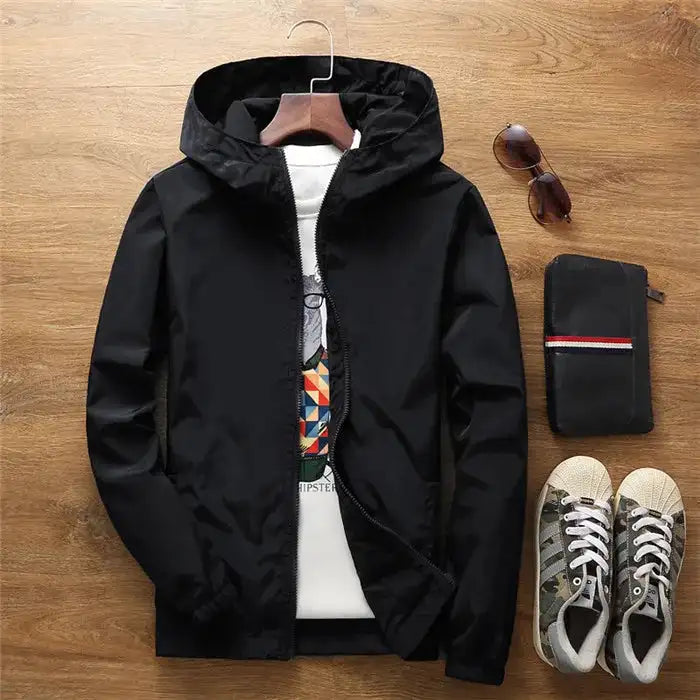 2024 New Women‘s Jacket Outerwear Spring Autumn Hooded Casual Windbreaker Coat Summer Sunscreen Clothing Family Size 7XL A8