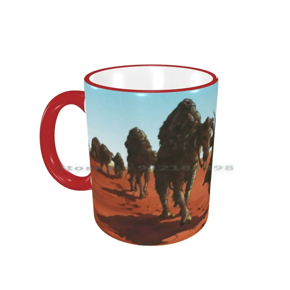 Sleep-Dopesmoker Ceramic Mug – Doom Metal Album Cover Coffee Cup for Music Fans - Premium mug from Lizard Vigilante - Just $19.99! Shop now at Lizard Vigilante