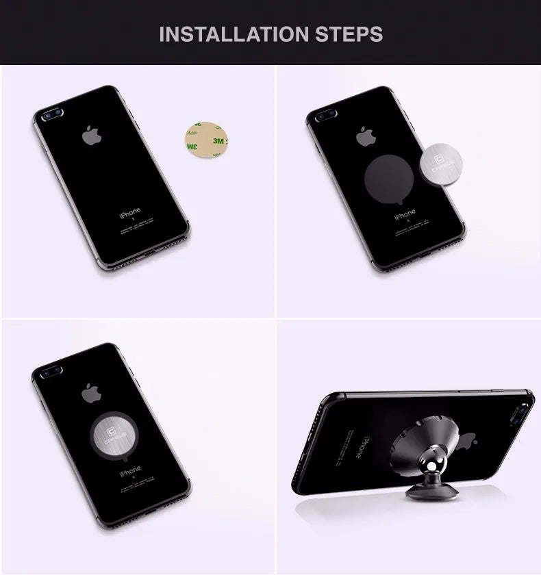 CAFELE Magnetic Car Phone Holder for iPhone 16 15 14 13 12 11 Car Mount Stand for Cell Phone Strong Magnet Power Aluminum Alloy