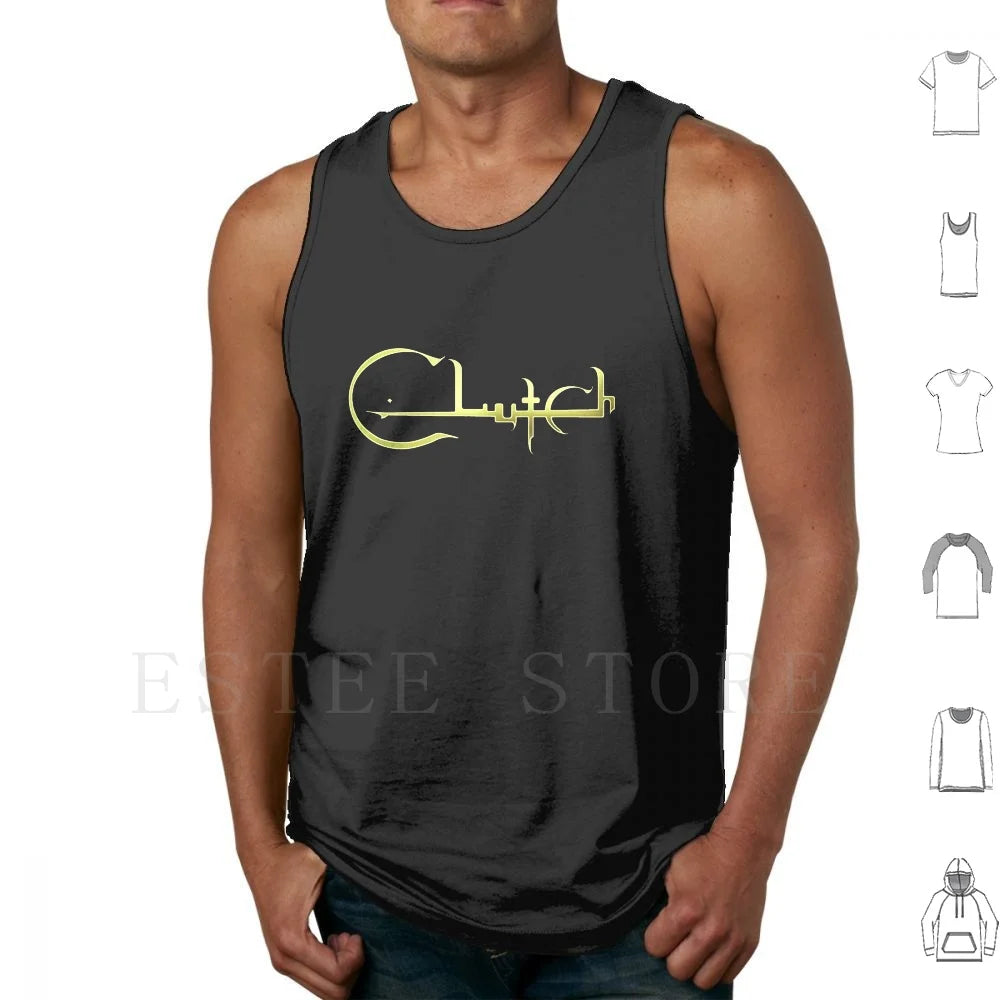 Rock Savage Clutch Tank – Men's Cotton Powerhouse Vest for Headbanging Legends of Summer Style - Premium tank top from Lizard Vigilante - Just $26.66! Shop now at Lizard Vigilante