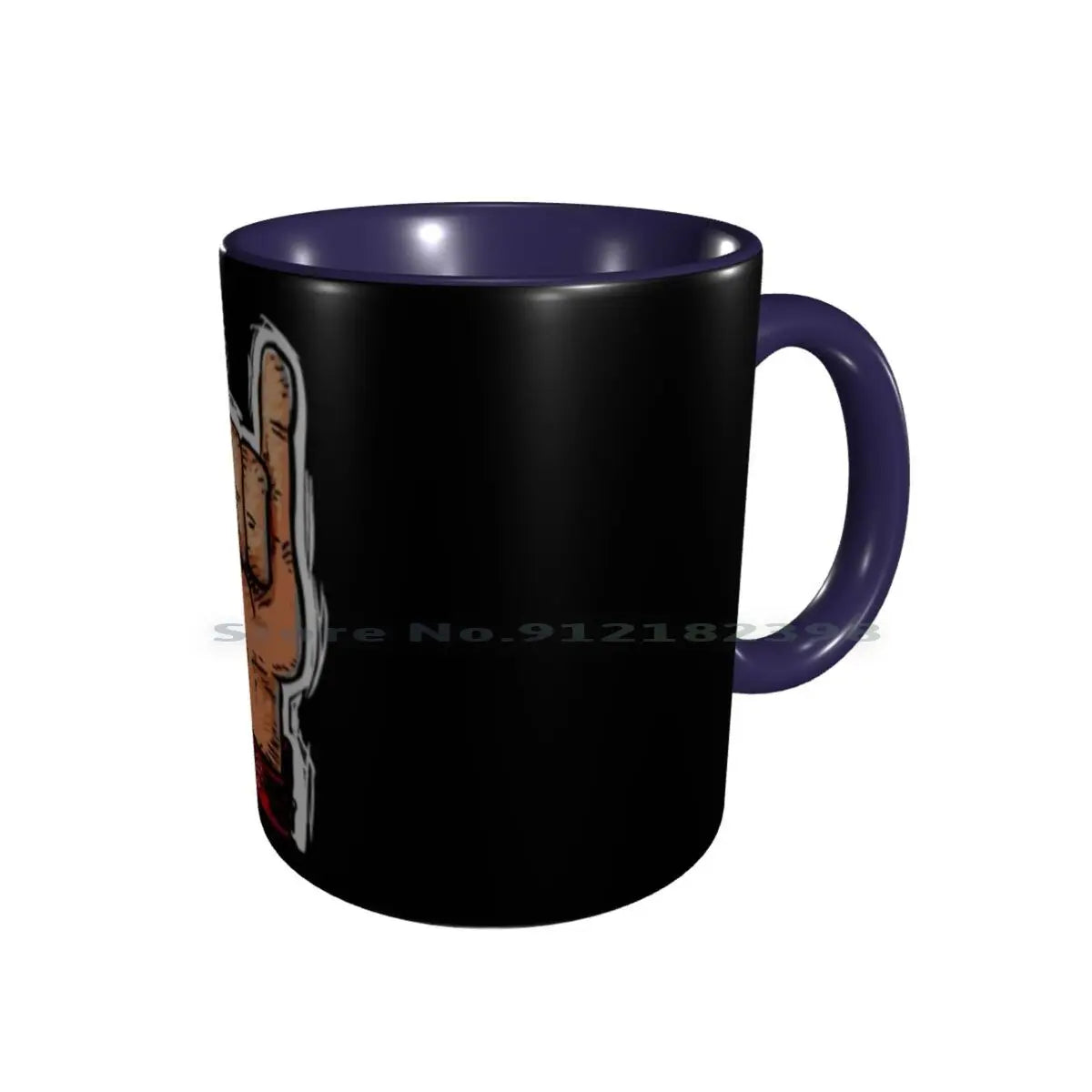 Heavy Metal Ceramic Mugs – Black Metal Death Metal Music Coffee, Milk, Tea Cups - Premium Ceramic Mugs from Lizard Vigilante - Just $20.88! Shop now at Lizard Vigilante