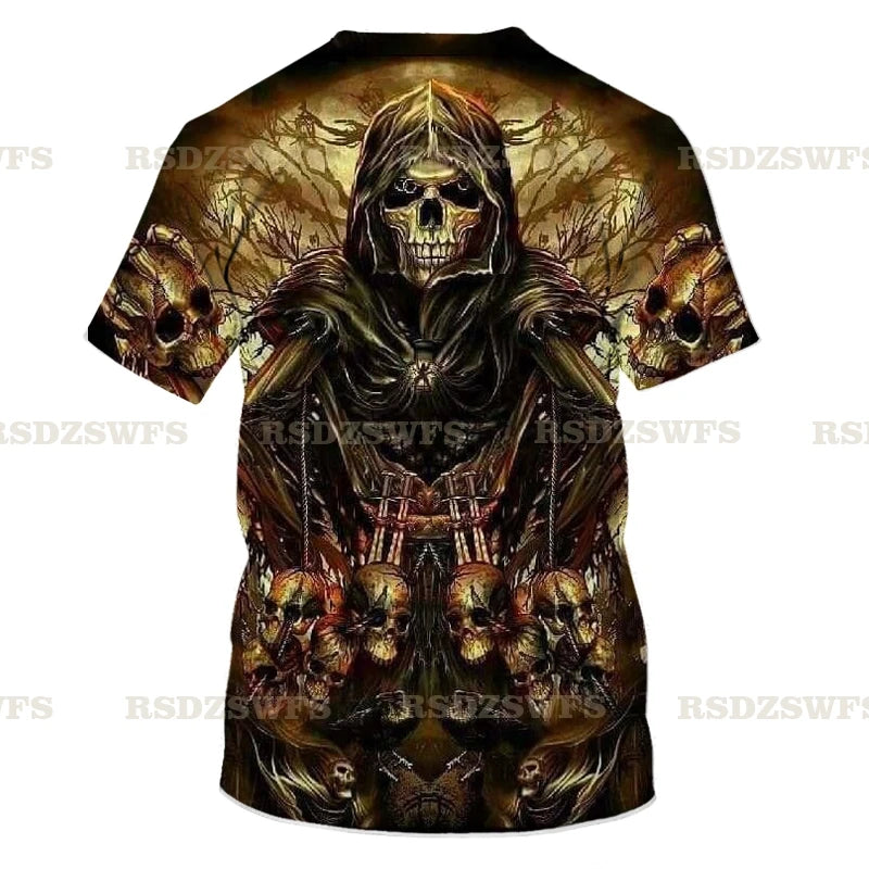 Skull Chug Society – 3D Beer-Drinking T-Shirt for Rockers, Rebels & Weekend Warriors - Premium tee from dsers - Just $54.99! Shop now at Lizard Vigilante