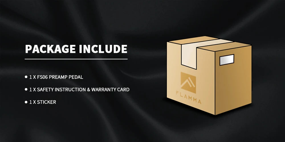 ⚡ FLAMMA FS06 Tone Reaper Preamp Pedal — 7-Channel Digital Amp Simulator with Preset Slots, Dual Modes & Built-In Cab Simulation