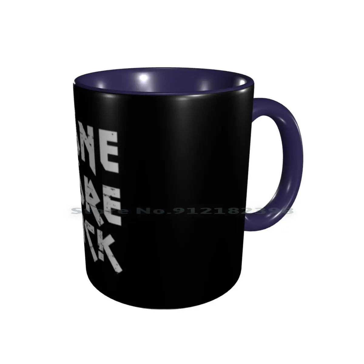 None More Black Ceramic Mugs Coffee Cups Milk Tea Mug None More Black Black Spinal Tap Band Funny Heavy Metal Music Movie - Premium Mug from Lizard Vigilante - Just $17.69! Shop now at Lizard Vigilante