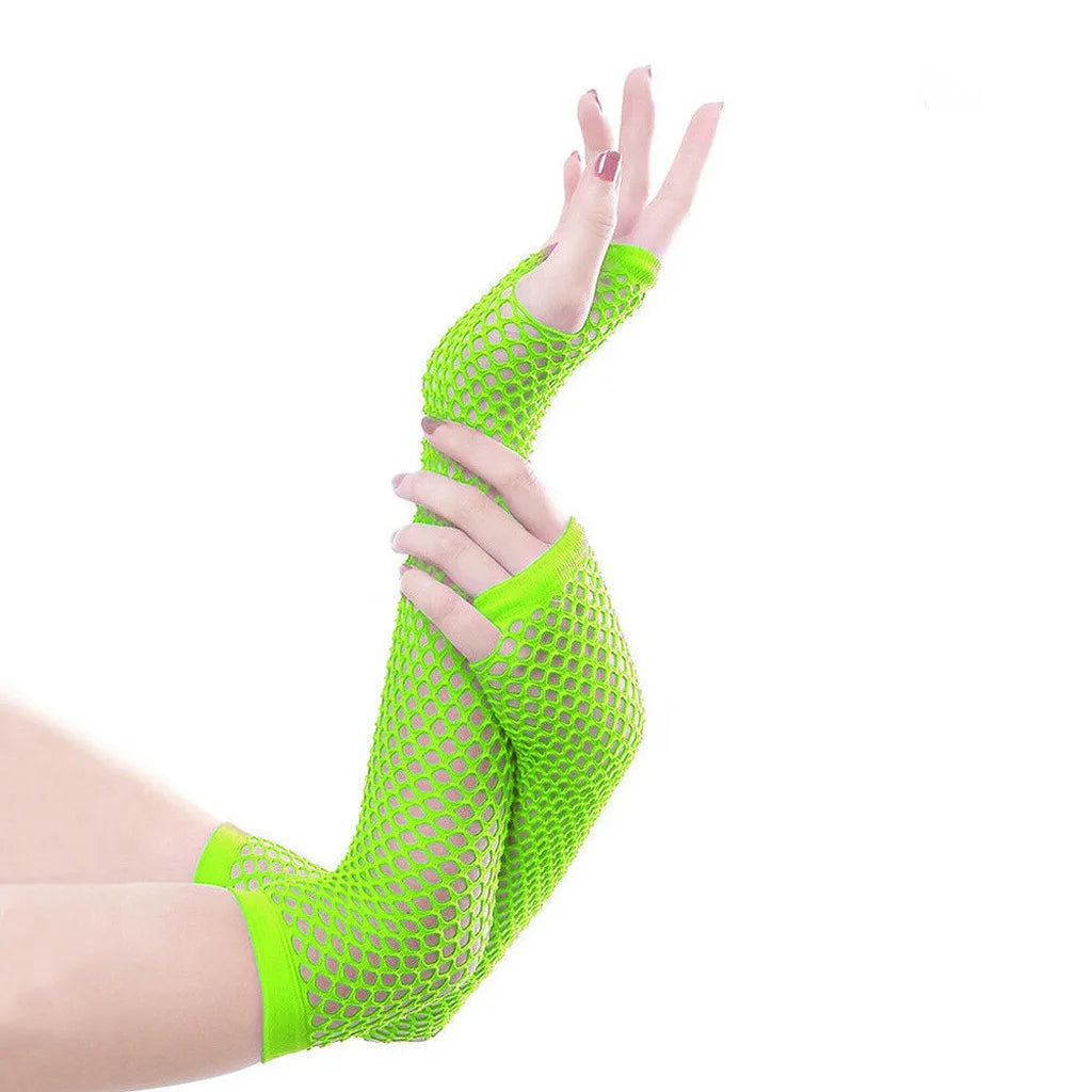 Fishnet Fingerless Gloves - A Punk Rock Essential - Premium gloves from Lizard Vigilante - Just $18.88! Shop now at Lizard Vigilante