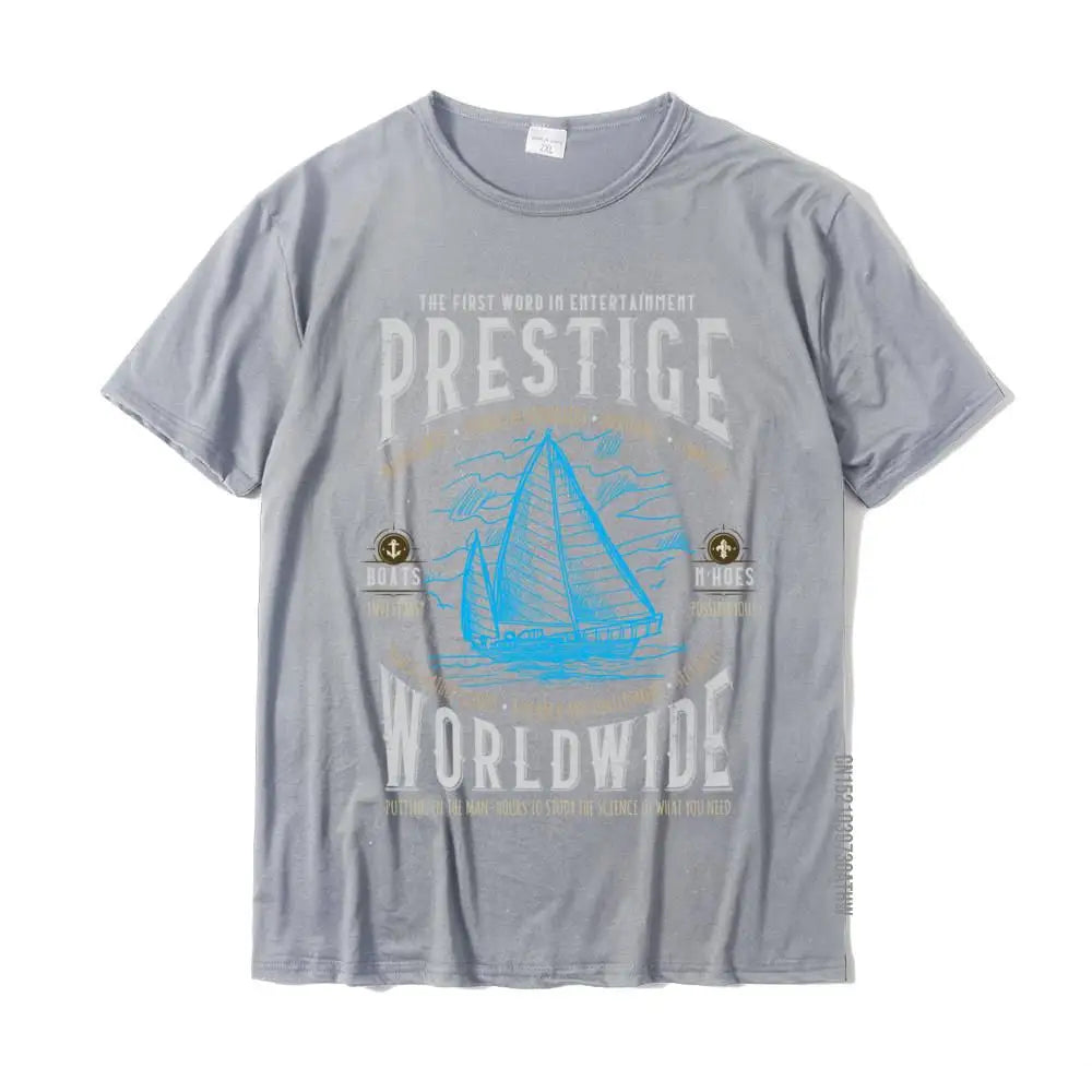 Prestige Worldwide Step Brothers Boats Graphic Long Sleeve T-Shirt – Classic Crew Neck, Hip-Hop & Punk Inspired Cotton Top for Adults - Premium tee from Lizard Vigilante - Just $23.88! Shop now at Lizard Vigilante