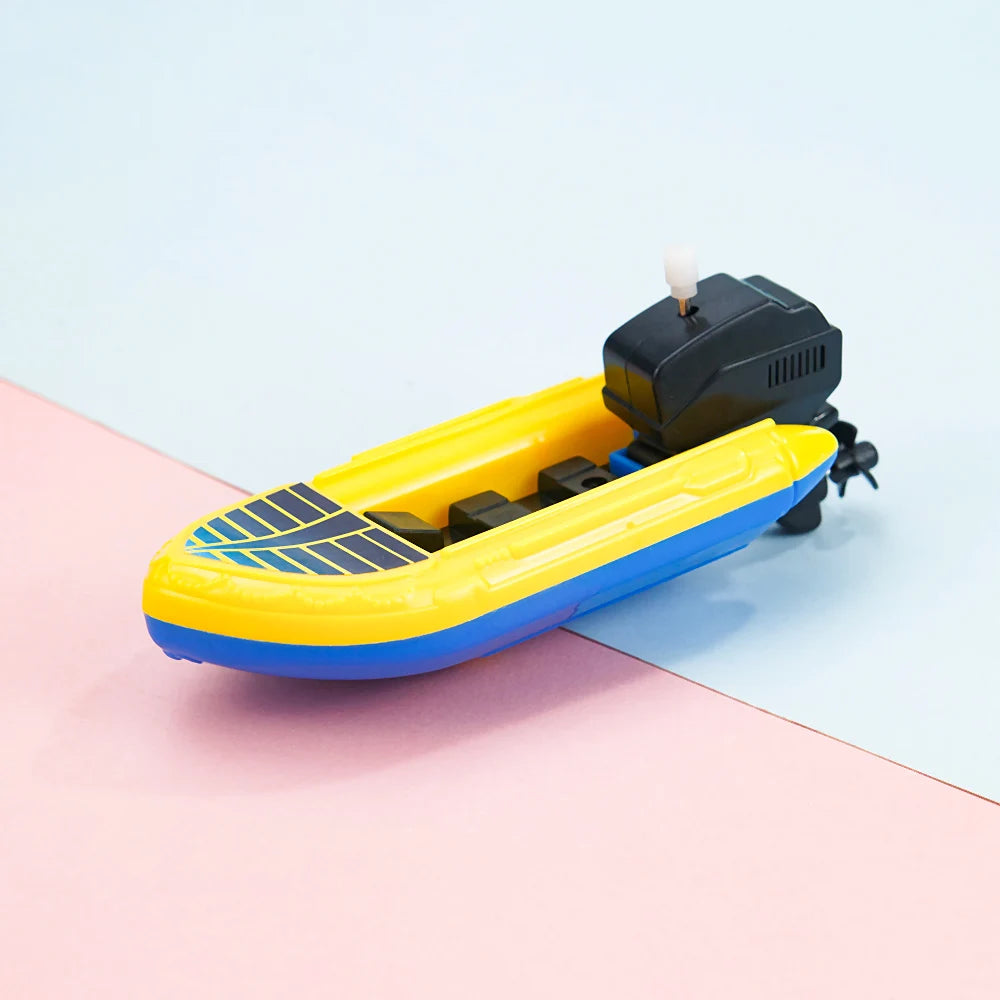 Classic Wind-Up Speed Boat Bath Toy – Floating Clockwork Boat for Kids, Perfect for Bath Time Fun - Premium toy from Lizard Vigilante - Just $14.99! Shop now at Lizard Vigilante