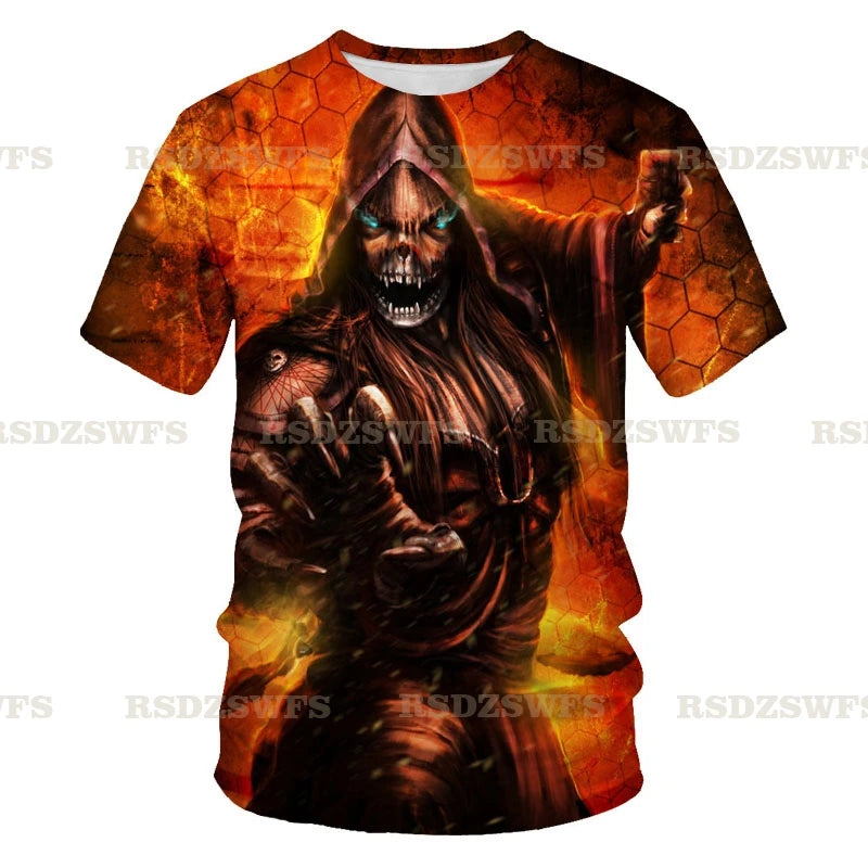 Skull Chug Society – 3D Beer-Drinking T-Shirt for Rockers, Rebels & Weekend Warriors - Premium tee from dsers - Just $54.99! Shop now at Lizard Vigilante