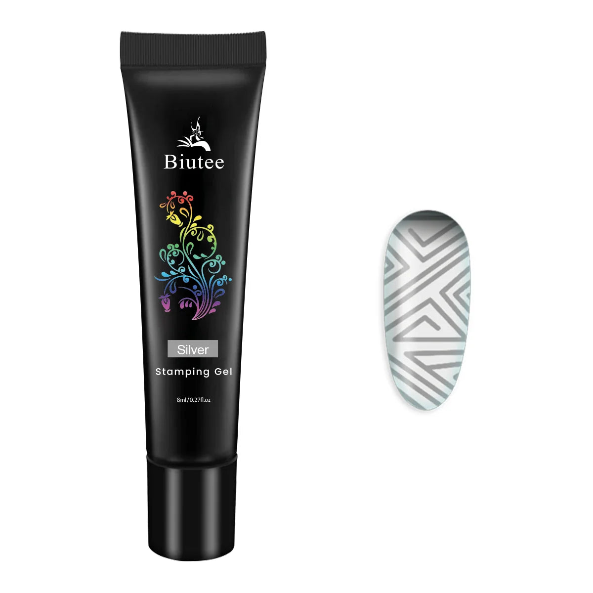 8 Colors Nail Art Stamping Gel Polish For Nail Art DIY- 8ml Stamp Print Oil UV Gel Vanish Soak Off Varnish New 2021 Manicure Gel