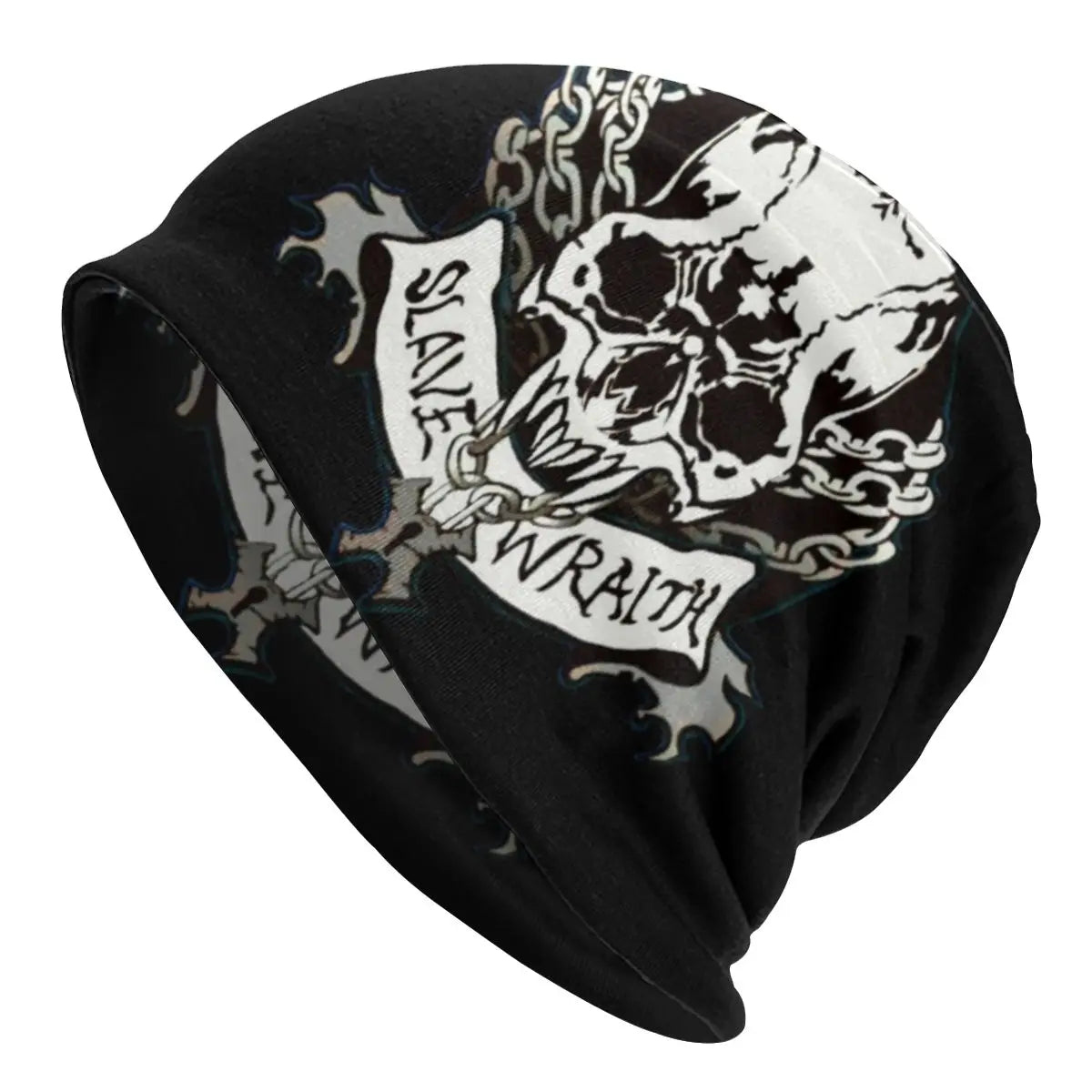 Harlock Vintage 3D Print Beanie – Cool Winter Skull Skeleton Knit Hat for Men and Women - Premium beanies from Lizard Vigilante - Just $19.88! Shop now at Lizard Vigilante