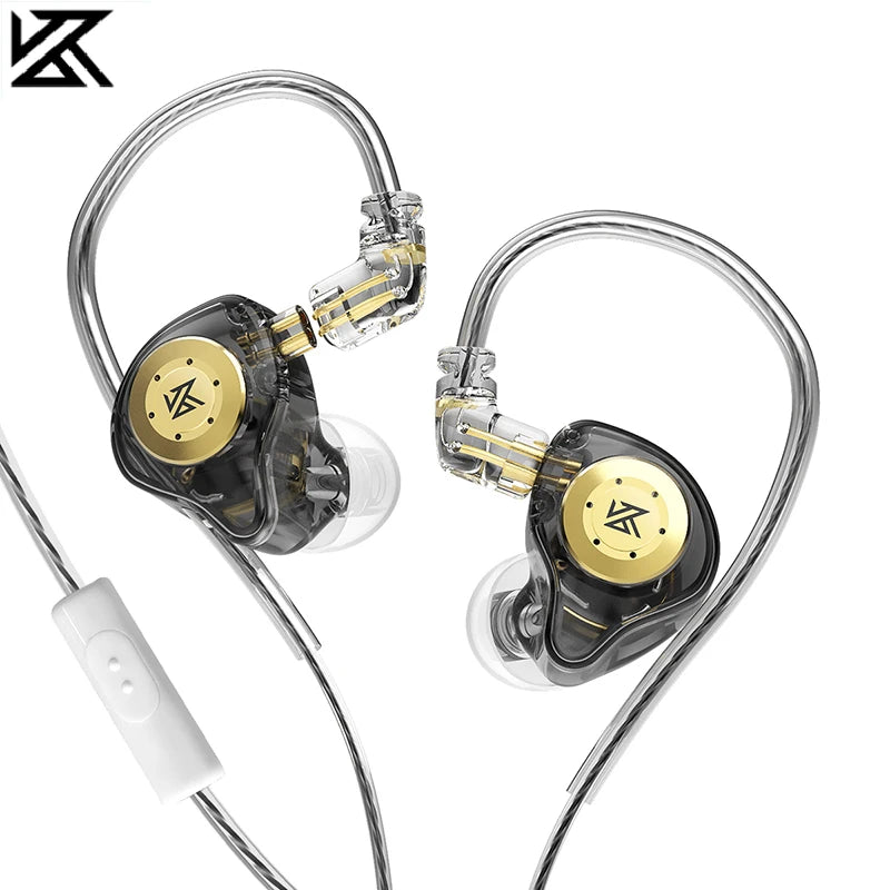 Pro Earphones Dynamic KZ EDX In Ear Monitors HiFi Wired Headphones Bass Stereo Game Music Earplugs Noise Cancelling Headset - Premium  from Lizard Vigilante - Just $19.99! Shop now at Lizard Vigilante