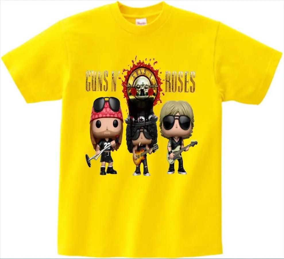 Children Print Slash Rock Band Gun N Roses T-shirt O-Neck Short Sleeves Summer Boy&Girl Cool Casual Tee Baby T Shirt  Fashion - Premium tshirt from Lizard Vigilante - Just $23.99! Shop now at Lizard Vigilante