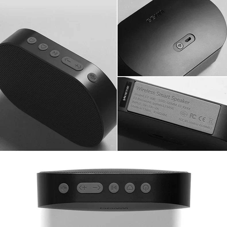 Portable Speaker Smart Bluetooth Wireless 10W Mini Speaker Compact Powerful 2200mAh Support Alexa Spotify Tunein Streaming Music