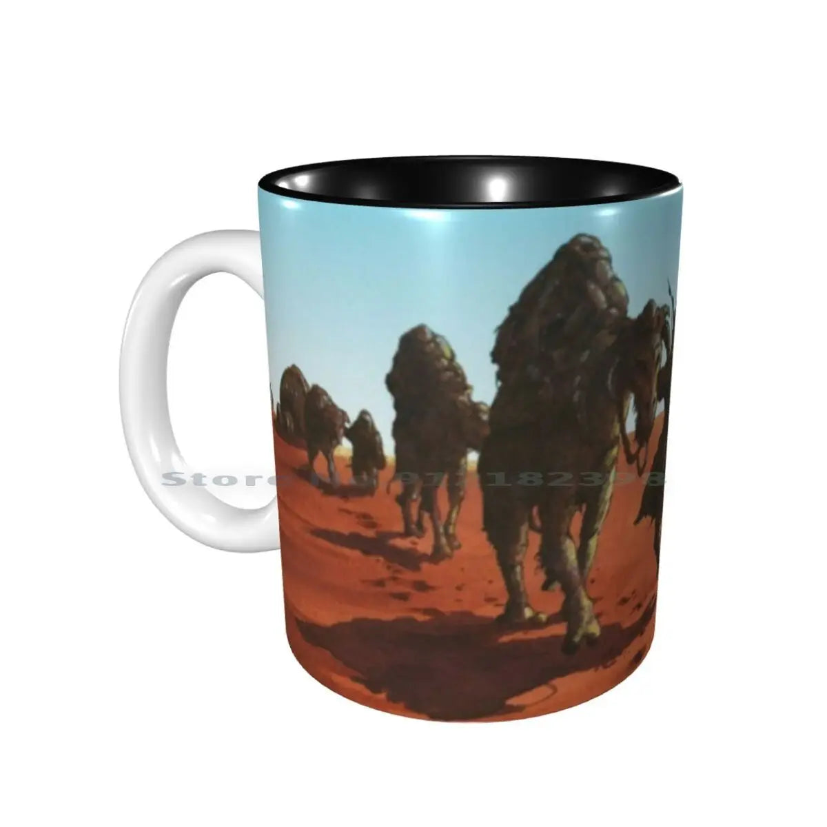 Sleep-Dopesmoker Ceramic Mug – Doom Metal Album Cover Coffee Cup for Music Fans - Premium mug from Lizard Vigilante - Just $19.99! Shop now at Lizard Vigilante