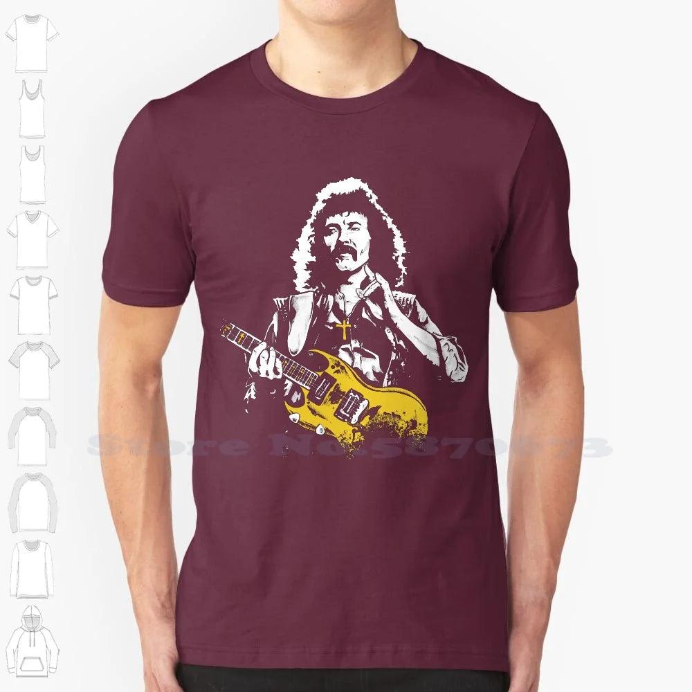 Tony Iommi 100% Cotton T-Shirt Guitarist Black Sabbath Ozzy Dio Heavy Metal Vol 4 Master Of Reality Metal Guitarist Riff Lord - Premium tee from Lizard Vigilante - Just $22.99! Shop now at Lizard Vigilante