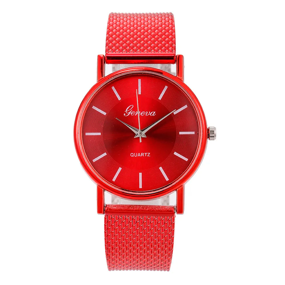 Women Watches Luxury Quartz Braceletes Stainless Steel Dial Casual Bracelet Montre Femme Ladies Watch Zegarek Damski Reloj Mujer - Premium  from Lizard Vigilante - Just $2.99! Shop now at Lizard Vigilante