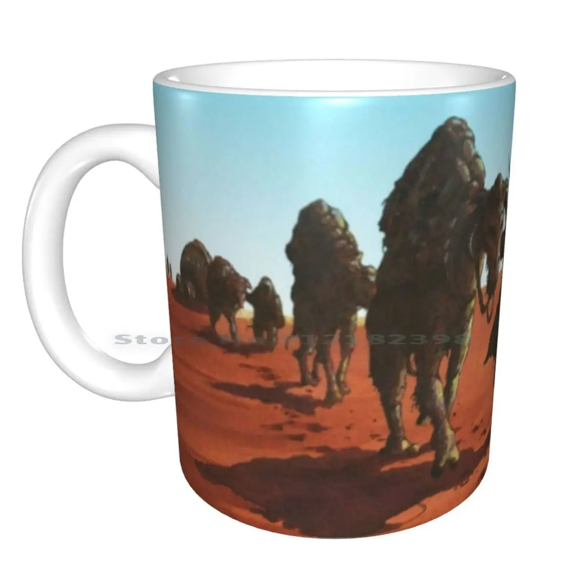 Sleep-Dopesmoker Ceramic Mug – Doom Metal Album Cover Coffee Cup for Music Fans - Premium mug from Lizard Vigilante - Just $19.99! Shop now at Lizard Vigilante