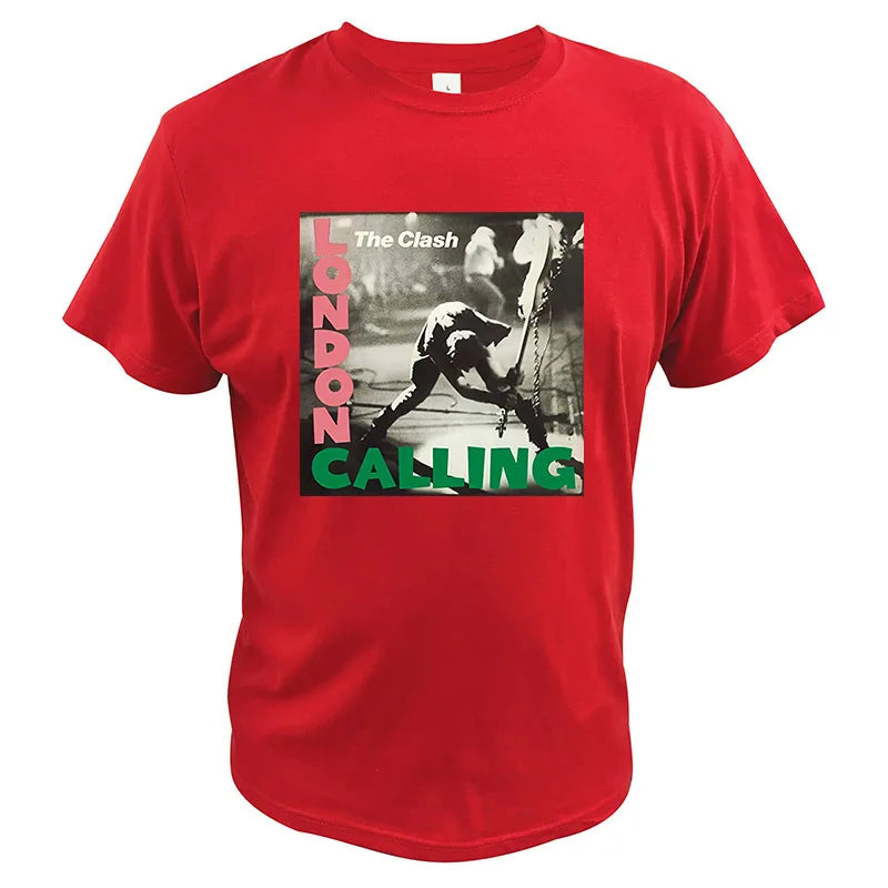 London Calling The Clash Album T-shirt 3D print Tshirt English Rock Band Summer High Quality Soft Round Neck Tops - Premium T-shirt from Lizard Vigilante - Just $18.88! Shop now at Lizard Vigilante