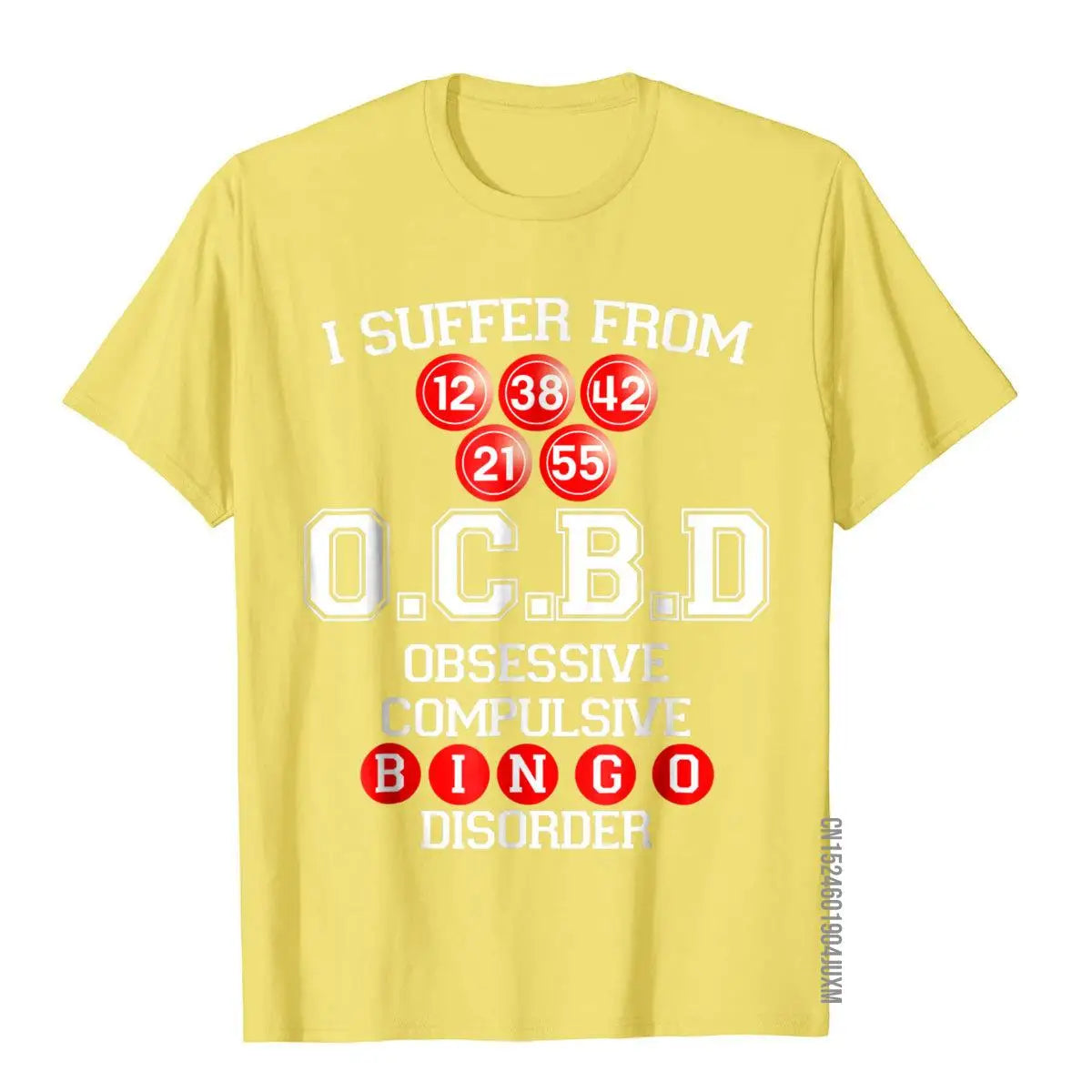 I Suffer Obsessive Compulsive Bingo Disorder Funny T-Shirt | Youthful Cotton Unisex Top for Men & Women - Premium tee from Lizard Vigilante - Just $24.88! Shop now at Lizard Vigilante