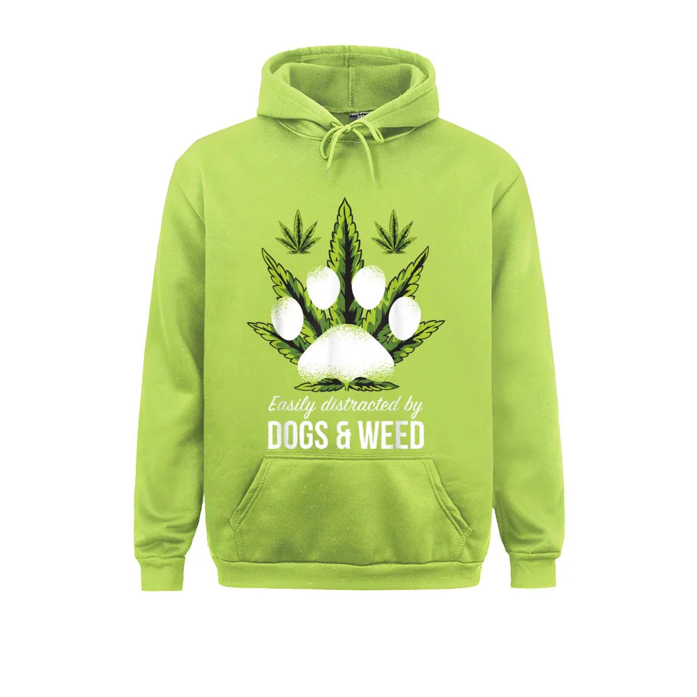 Easily Distracted by Dogs Hoodie | Funny Dog Lover Gift | Casual Men’s Sweatshirt | New Fall Design - Premium hoodies from Lizard Vigilante - Just $38.88! Shop now at Lizard Vigilante