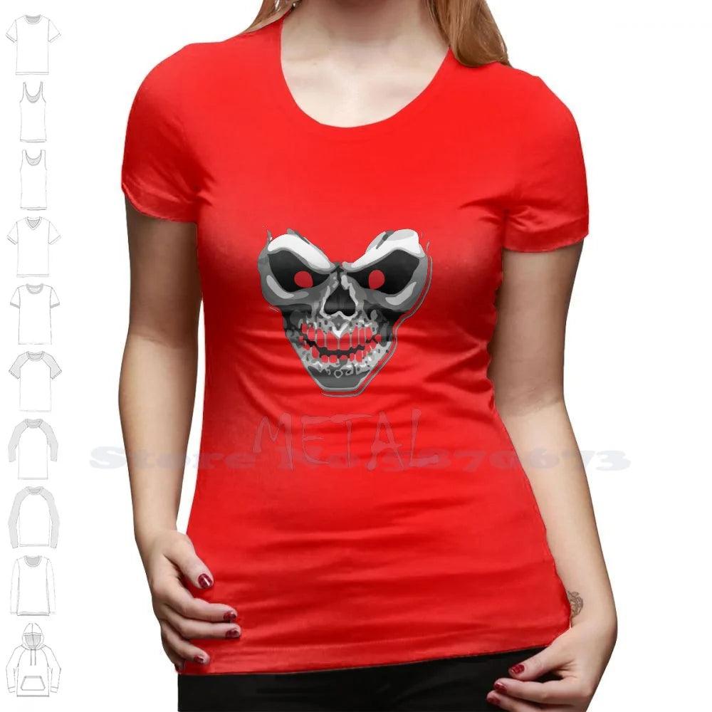 Heavy Metal Music Skull Devil 100% Cotton T-Shirt Heavy Metal Music Hard And Roll Dark Underground Emo Electric Guitar Case Cool - Lizard Vigilante