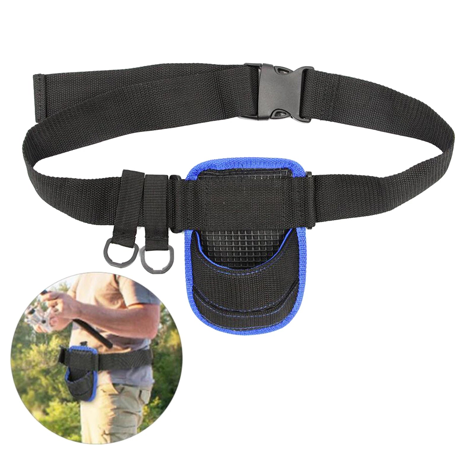 Lighweight Fishing Pole Support Holder Stand Up Fishing Fight Waist Belt Band Black - Premium fishing belt from Lizard Vigilante - Just $27.99! Shop now at Lizard Vigilante