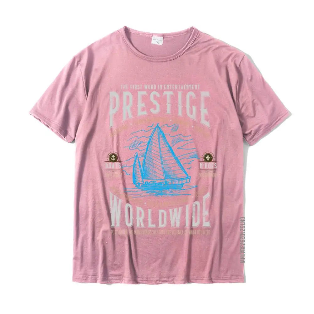 Prestige Worldwide Step Brothers Boats Graphic Long Sleeve T-Shirt – Classic Crew Neck, Hip-Hop & Punk Inspired Cotton Top for Adults - Premium tee from Lizard Vigilante - Just $23.88! Shop now at Lizard Vigilante