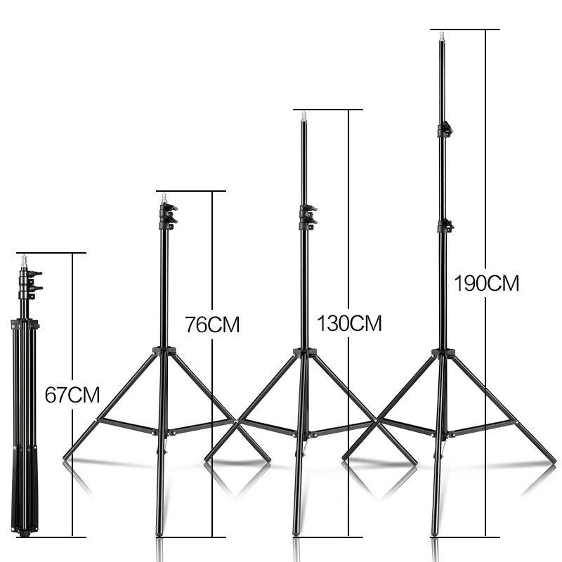 200cm Adjustable Photography Tripod Light Stand with 1/4 Screw Head, Lightweight Aluminum Tripod for Ring Light, Phone & DSLR Cameras – Pro Photo Studio Support - Premium light stand from Lizard Vigilante - Just $21.99! Shop now at Lizard Vigilante