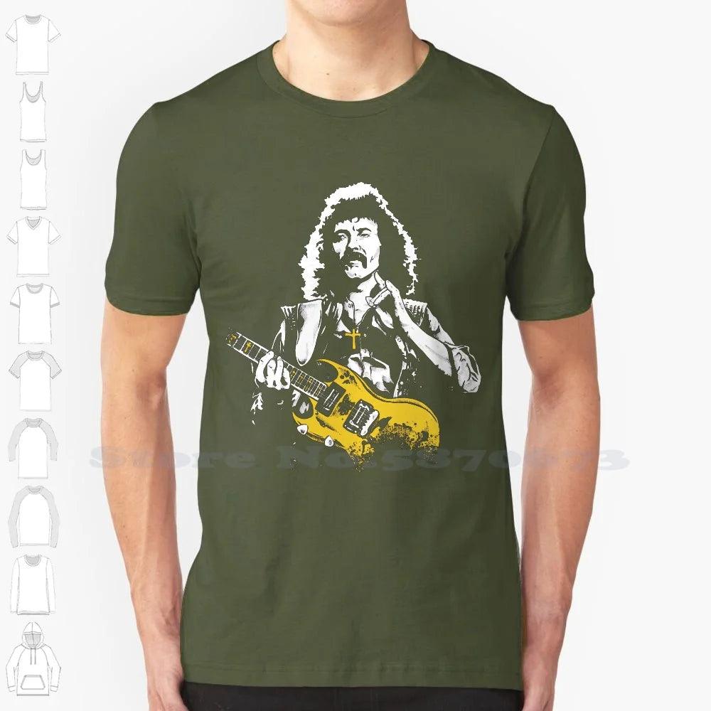 Tony Iommi 100% Cotton T-Shirt Guitarist Black Sabbath Ozzy Dio Heavy Metal Vol 4 Master Of Reality Metal Guitarist Riff Lord - Premium tee from Lizard Vigilante - Just $22.99! Shop now at Lizard Vigilante