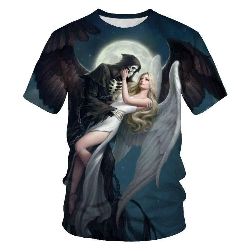 Skull Chug Society – 3D Beer-Drinking T-Shirt for Rockers, Rebels & Weekend Warriors - Premium tee from dsers - Just $54.99! Shop now at Lizard Vigilante