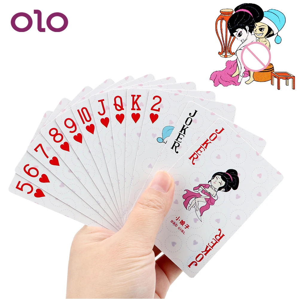 OLO Sexy Poker Love Adult Game – Erotic Posture Card Game for Couples | Fun Sex Toys for Adults - Premium card game from Lizard Vigilante - Just $24.99! Shop now at Lizard Vigilante