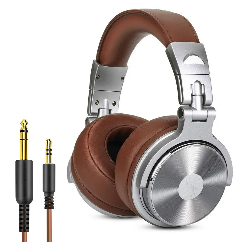 Oneodio Professional Studio Pro DJ Headphones with Microphone - Over-Ear HiFi Monitor Headset for Music, Phone, and PC - Premium headphones from Lizard Vigilante - Just $59.99! Shop now at Lizard Vigilante