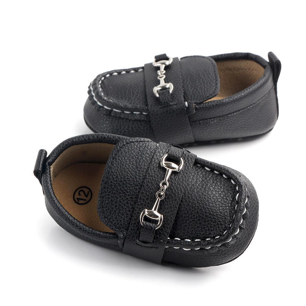 Leather Baby Shoes Fashion Infant Boys Girls Anti-slip Soft Sole Newborn First Walkers Luxury Shoes Design For Kids