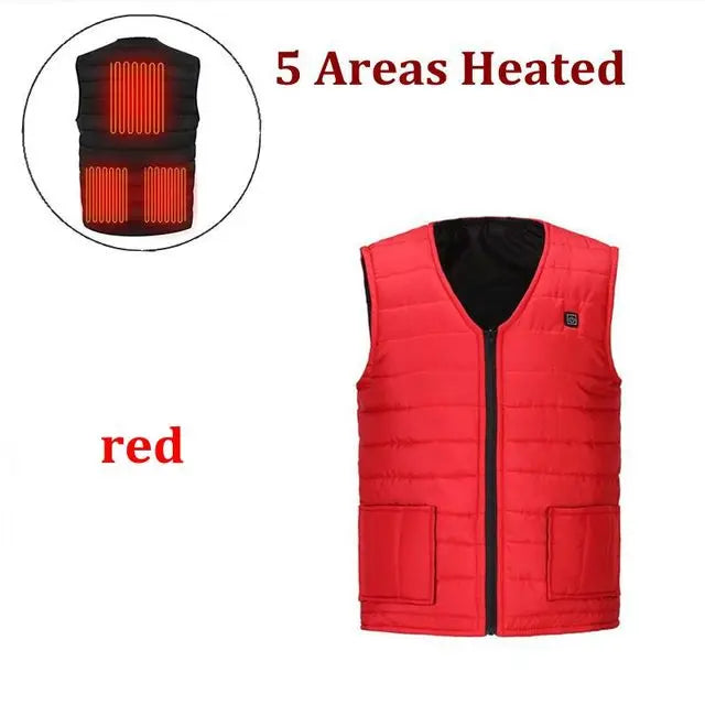 Men's Smart Heating Cotton Vest - 9 Heating Areas for Ultimate Warmth | Casual Flexible Thermal Jacket (M-7XL) - Premium heated vest from Lizard Vigilante - Just $46.88! Shop now at Lizard Vigilante