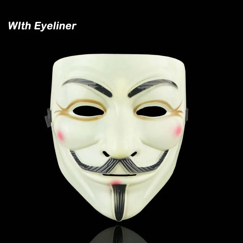 V for Vendetta Masks Halloween Cosplay Masks Movie Anonymous Mask for Adult Kids Film Theme Mask Party Gift Cosplay Costume Accessory - Premium mask from Lizard Vigilante - Just $19.99! Shop now at Lizard Vigilante