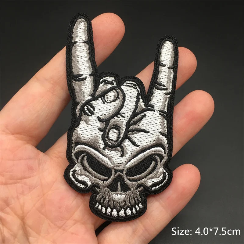 Rock Your World: Embroidered Band & Punk Patches - Premium patches from Lizard Vigilante - Just $1.99! Shop now at Lizard Vigilante