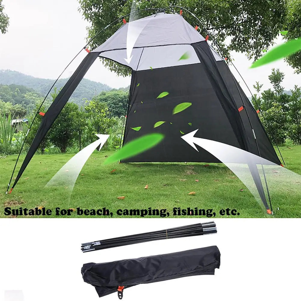 Lightweight Waterproof Sun Shade Tent – Outdoor Canopy Beach Shelter, UV Protection, for Camping, Fishing, Travel, Fits 5-8 People - Premium tent from Lizard Vigilante - Just $48.88! Shop now at Lizard Vigilante