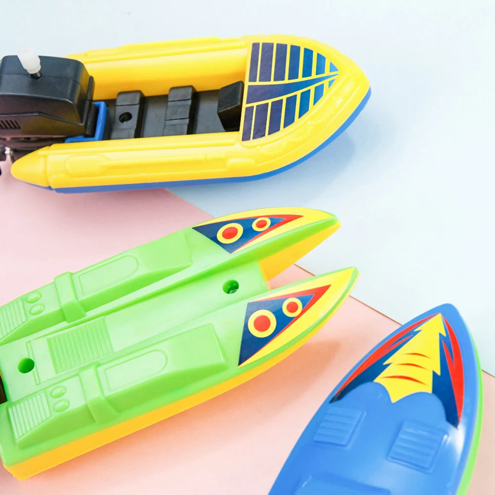 Classic Wind-Up Speed Boat Bath Toy – Floating Clockwork Boat for Kids, Perfect for Bath Time Fun - Premium toy from Lizard Vigilante - Just $14.99! Shop now at Lizard Vigilante