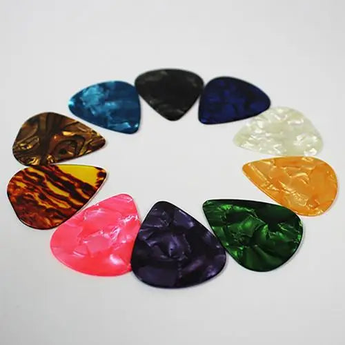 10 Pcs New Acoustic Picks Guitar Picks Plectrum Celluloid Electric Smooth Guitar Pick Accessories - Premium  from Lizard Vigilante - Just $0.99! Shop now at Lizard Vigilante