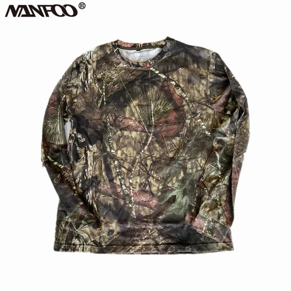 NANFOO Summer Bionic Camouflage Long-Sleeved Shirt - Outdoor Fishing & Hunting Tee - Premium jacket from Lizard Vigilante - Just $31.99! Shop now at Lizard Vigilante