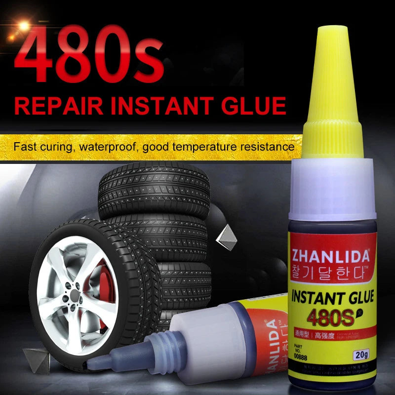 480S Instant Glue Mighty Tire Repair Glue Tyre Inner Tube Repair Sealant Bicycle Lorry Bike Car truck Repair Patch Cold Glue - Premium tire repair from Lizard Vigilante - Just $19.99! Shop now at Lizard Vigilante