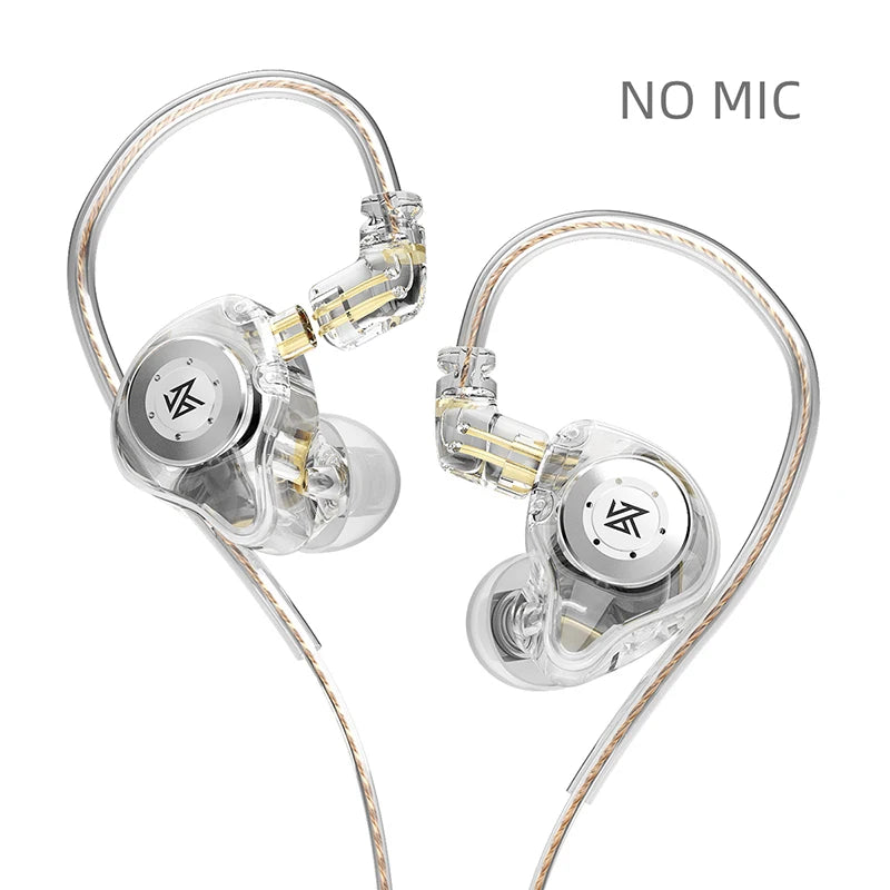 Pro Earphones Dynamic KZ EDX In Ear Monitors HiFi Wired Headphones Bass Stereo Game Music Earplugs Noise Cancelling Headset - Premium  from Lizard Vigilante - Just $19.99! Shop now at Lizard Vigilante